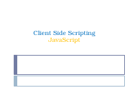 Client SIde script JavaScript 2021 new 2014.ppt